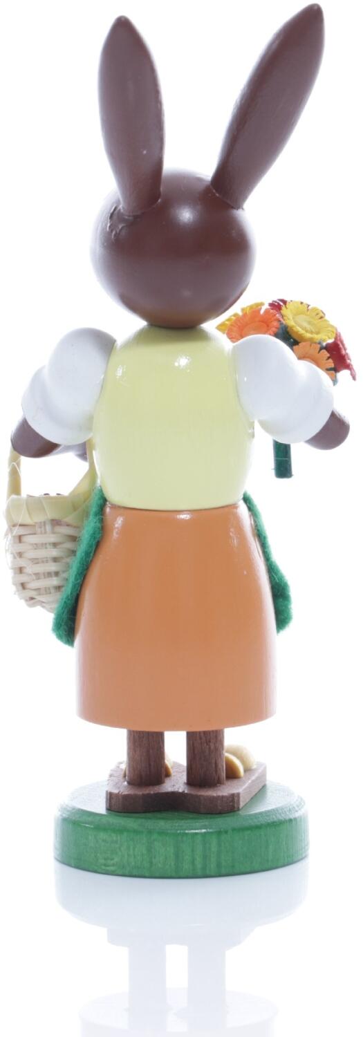 Rudolphs Schatzkiste Osterfigur - Osterhäsin Gärtnerin mit Korb und Blumenstrauß - Höhe ca 9 cm Online