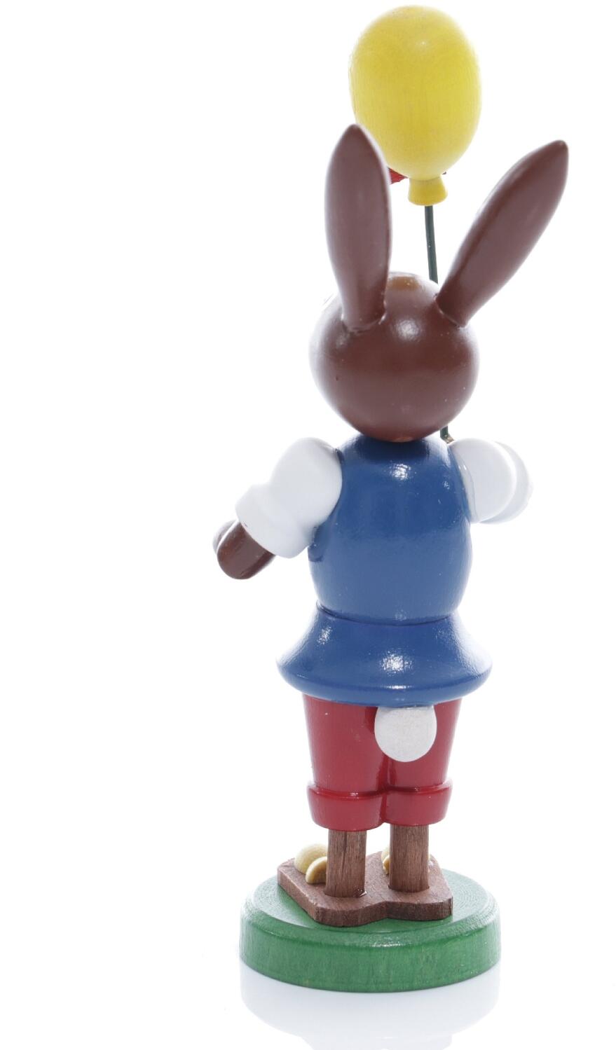 Rudolphs Schatzkiste Osterfigur - Osterhase mit Luftballon mit Gesicht - Höhe ca 9 cm Verkauf
