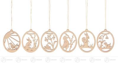 Rudolphs Schatzkiste Ostern & Frühjahr Behang Ostermotive (6) Höhe ca 6 cm