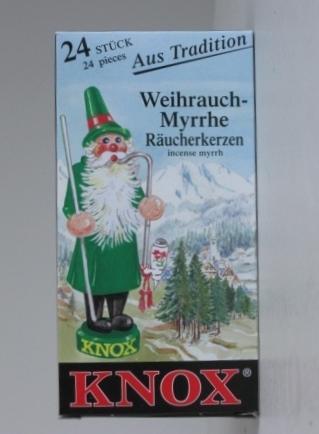 Rudolphs Schatzkiste Zubehör Räucherkerzen Weihrauch-Myrrhe BxTxH= 6,5x2x12,5cm