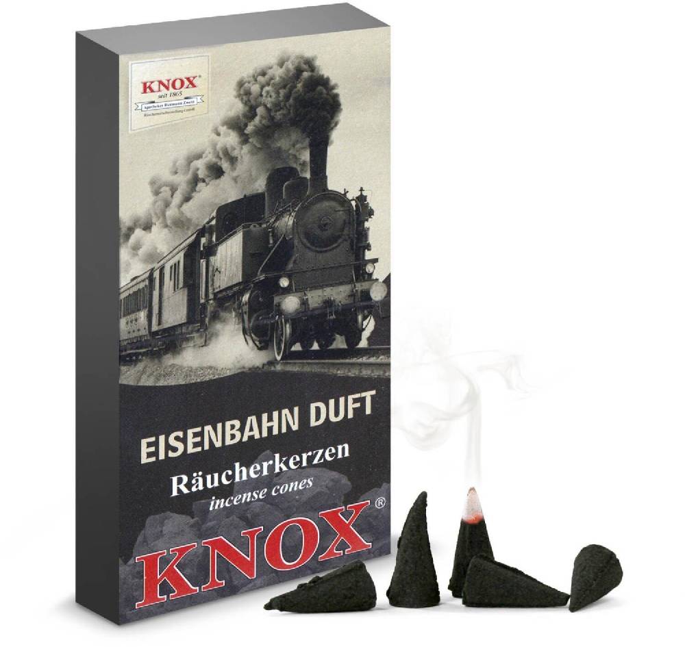 Rudolphs Schatzkiste Räucherkerzen KNOX Eisenbahn Duft(24) BxHxT 6,5x12x2cm