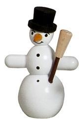 Rudolphs Schatzkiste Miniaturfigur Schneemänner mit Zylinder Höhe ca. 5cm Fabrik Onlineshop