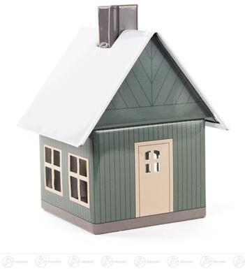 Rudolphs Schatzkiste Räuchermann Räucherhaus Metall Waldhaus grün Breite x Höhe x Tiefe 8 cmx10 cmx7 cm Meist gekauft