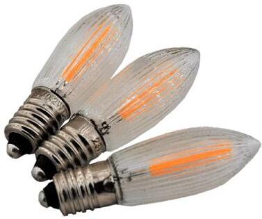 Rudolphs Schatzkiste Ersatzteil Schwibbogen (1Birne pro Kauf) LED-Riffelkerzen 23 V E10 Filament ca. 15000 StundenNEU Rabatt