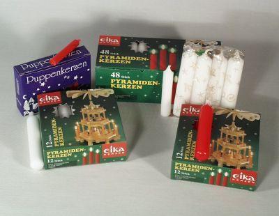 Rudolphs Schatzkiste Dekoration Kerzen 4 Stück natur HxB= 11x20,5cm