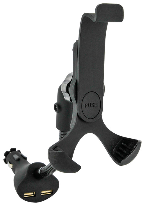 Schwaiger KFZ Smartphone Halterung Universal mit 2x USB-A Anschluss Fabrikverkauf
