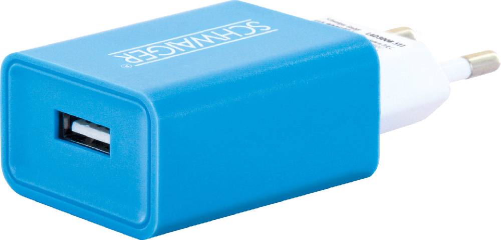 Schwaiger Ladegerät USB 2.0 A Pink/Blau Günstiger Verkauf