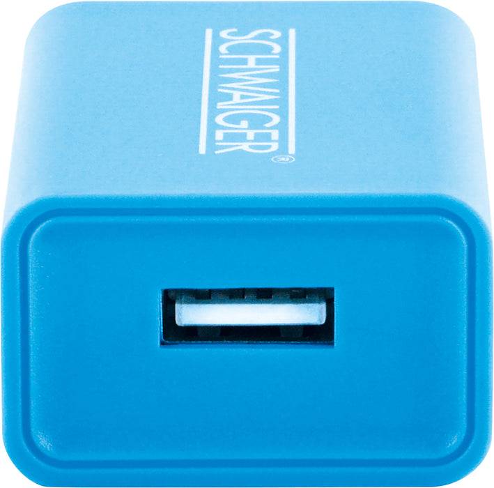 Schwaiger Ladegerät USB 2.0 A Pink/Blau Günstiger Verkauf