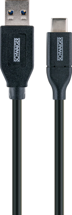 Schwaiger USB-C auf USB-A Kabel 0,5 m