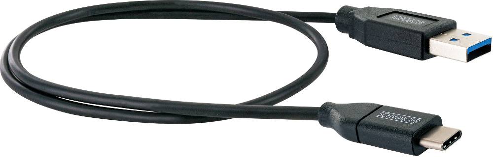 Schwaiger USB-C auf USB-A Kabel 0,5 m Outlet