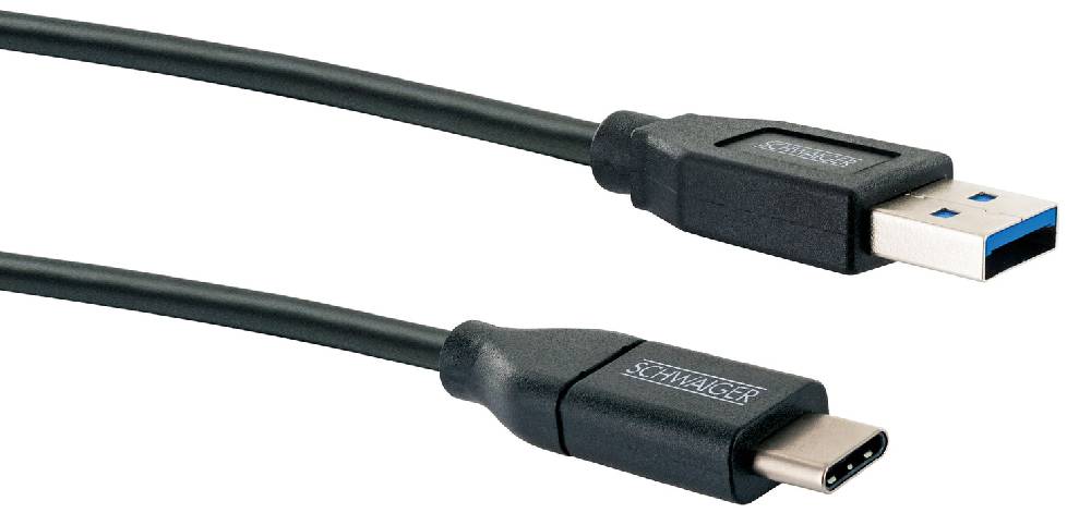Schwaiger USB-C auf USB-A Kabel 0,5 m Outlet