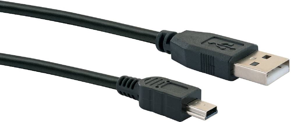 Schwaiger USB Mini-B Stecker auf USB-A Kabel 1/1,8 m Schlussverkauf