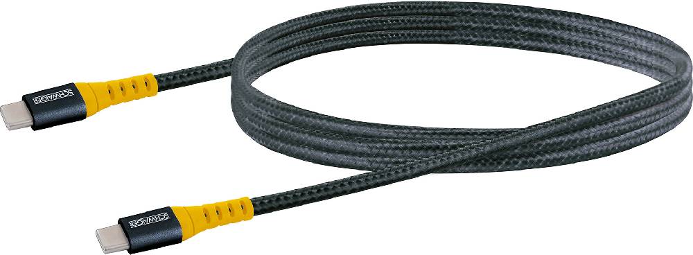 Schwaiger USB-C auf USB-C Kabel extrem reißfest 1,2 m Günstiger Verkauf