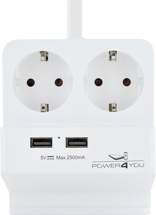 Schwaiger Smartphone-Halter mit 2x Steckdose + 2x USB 2.0 A Online