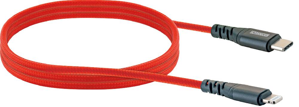 Schwaiger Lightning auf USB-C Kabel grün/rot/blau 1,2 m Angebote
