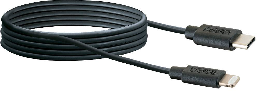Schwaiger Lightning auf USB-C Kabel 2 m im Angebot