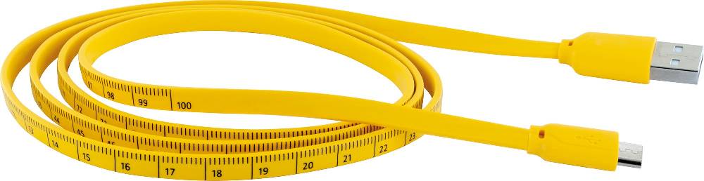 Schwaiger Micro-USB auf USB-A Kabel mit Maßband-Aufdruck 1,2 m Angebote
