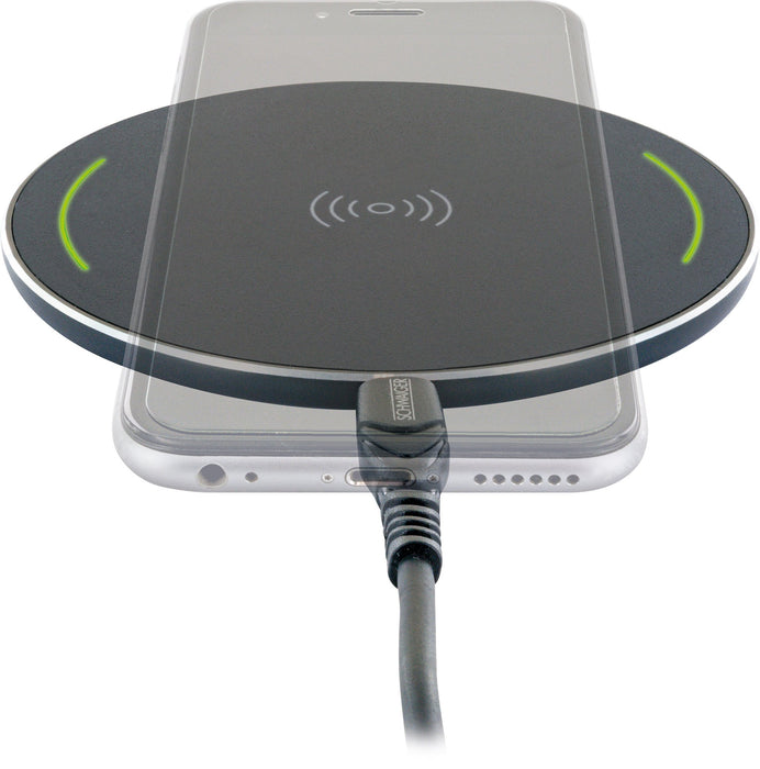 Schwaiger QI-Ladeplatte Ladestation Micro-USB