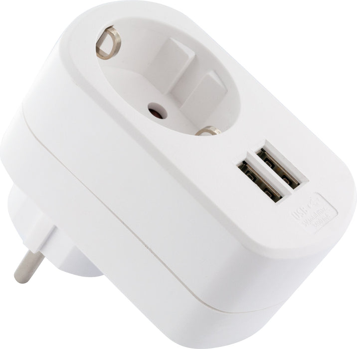 Schwaiger Ladegerät mit Steckdose + 2x USB-A Schlussverkauf