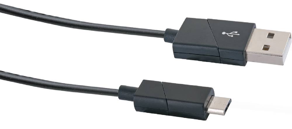 Schwaiger Micro-USB auf USB-A Kabel drehbare Stecker 1,2 m Online