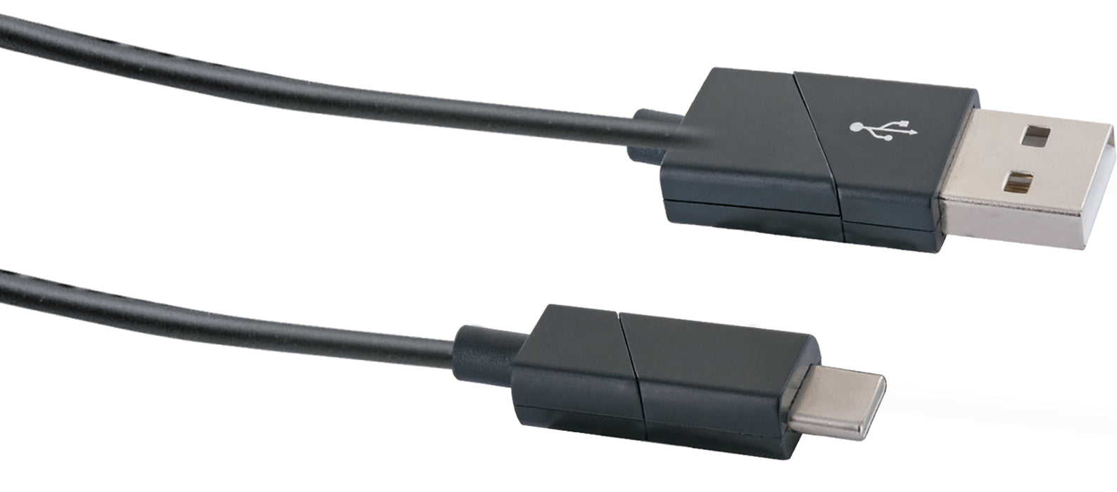 Schwaiger USB-C auf USB-A Kabel drehbare Stecker 1,2 m Auslauf