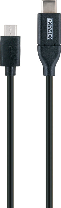 Schwaiger USB-C auf Micro-USB Kabel 1 m