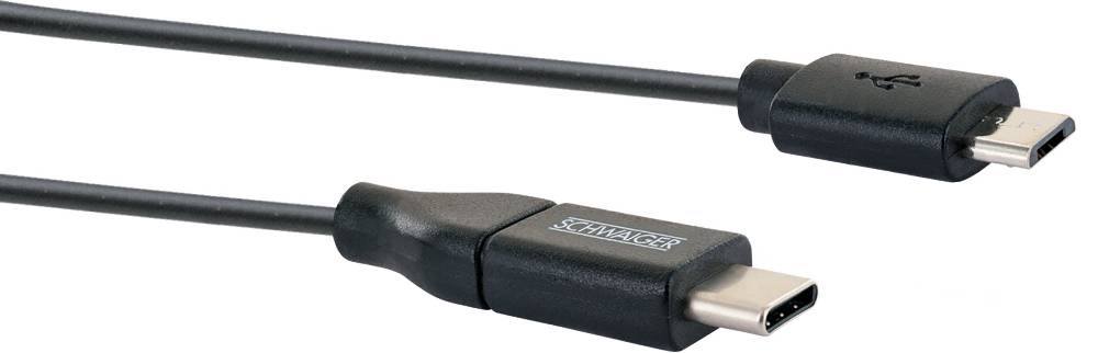 Schwaiger USB-C auf Micro-USB Kabel 1 m im Angebot