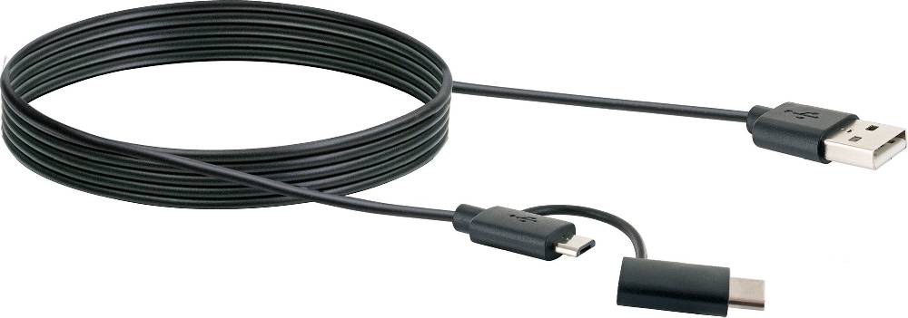 Schwaiger 3in1-Kabel Micro-B/USB-C auf USB-A 1 m Schlussverkauf