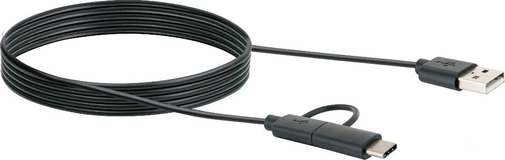 Schwaiger 3in1-Kabel Micro-B/USB-C auf USB-A 1 m Schlussverkauf