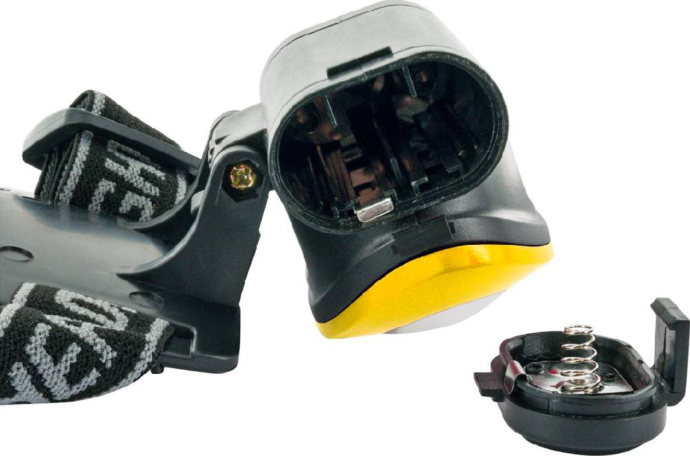 Schwaiger Stirnlampe mit Kopfband & 3 Betriebsmodi Gelb im Angebot