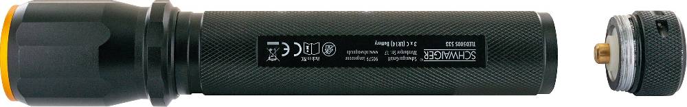 Schwaiger Taschenlampe mit Zoomfunktion Aluminium eloxiert Günstiger Verkauf