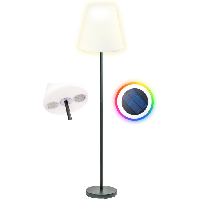 Schwaiger Solar-Stehleuchte mit Lautsprecher 1,5 m RGB Blitzverkäufe
