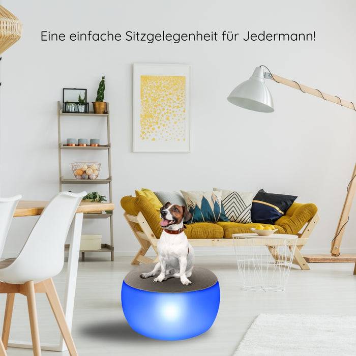 Schwaiger Sitzhocker aufblasbar mit Leuchteinheit Hotsell