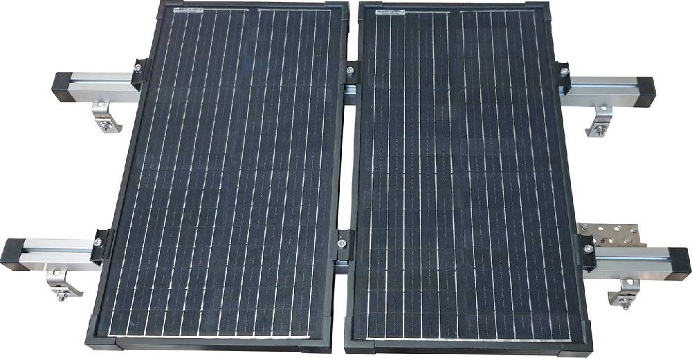 Schwaiger Ziegeldach-Montage Set für 2 Solarmodule