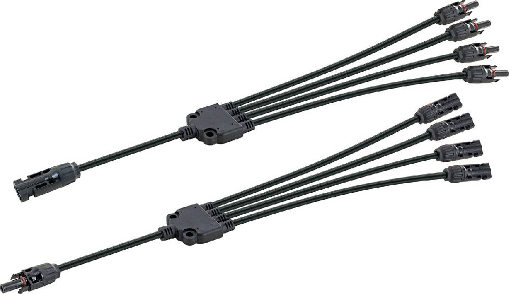 Schwaiger Solaradapter 4in1 Kabel 35 cm
