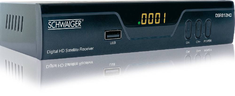 Schwaiger SAT-Receiver digital FULL HD FTA vorprogrammiert