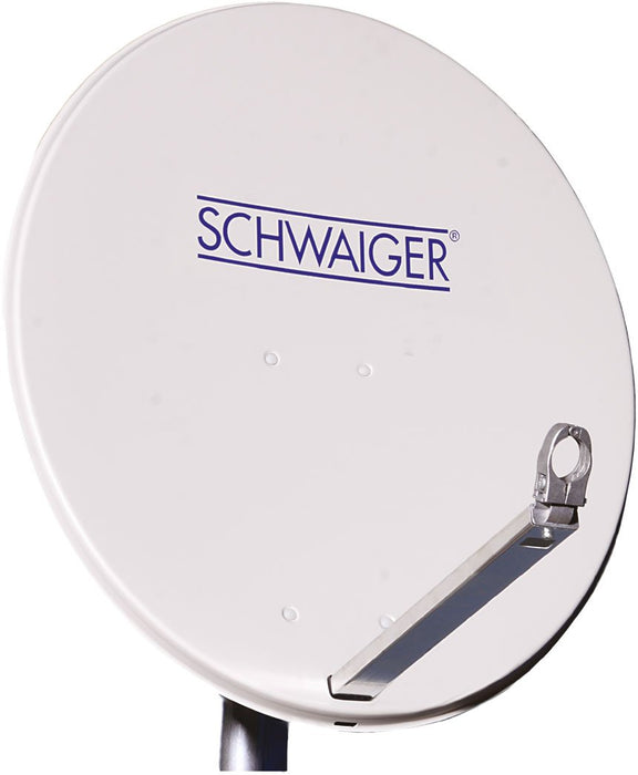 Schwaiger Satellitenschüssel Aluminium Weiß/Rot/Anthrazit 75 cm Auslauf