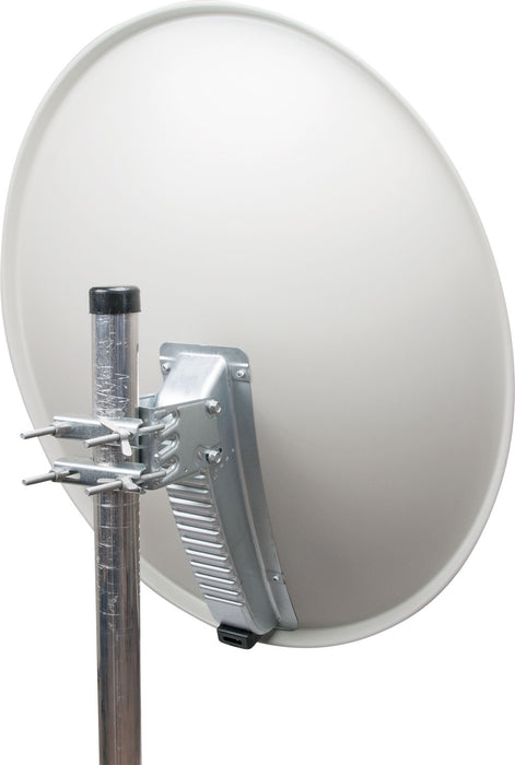 Schwaiger Satellitenschüssel Aluminium Weiß/Rot/Anthrazit 75 cm Auslauf