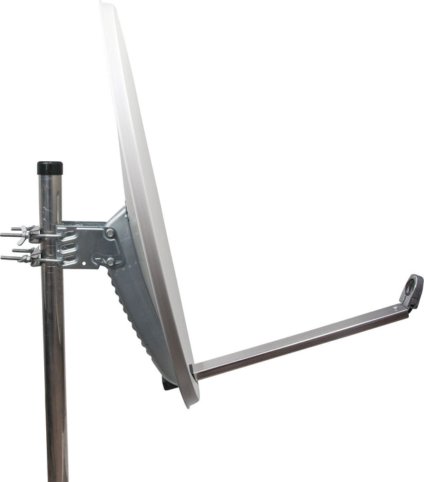 Schwaiger Satellitenschüssel Aluminium Weiß/Rot/Anthrazit 75 cm Auslauf