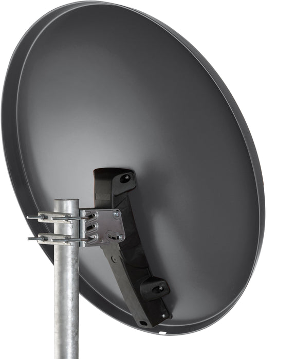 Schwaiger Satellitenanlage Set Anthrazit Aluminium 80 cm Günstiger Verkauf