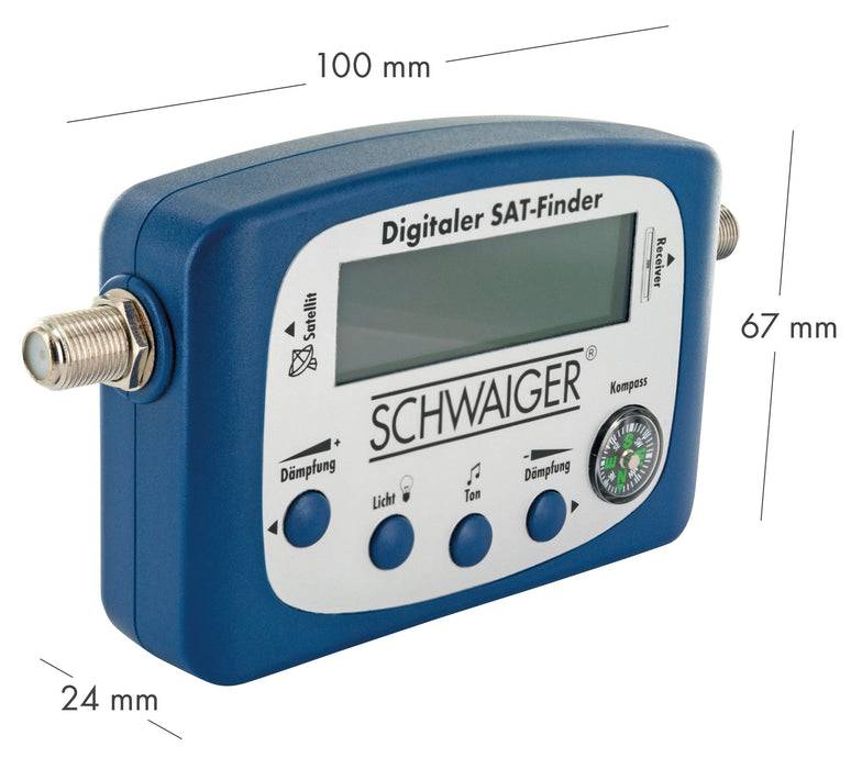 Schwaiger SAT-Finder mit LCD-Display Blitzverkäufe