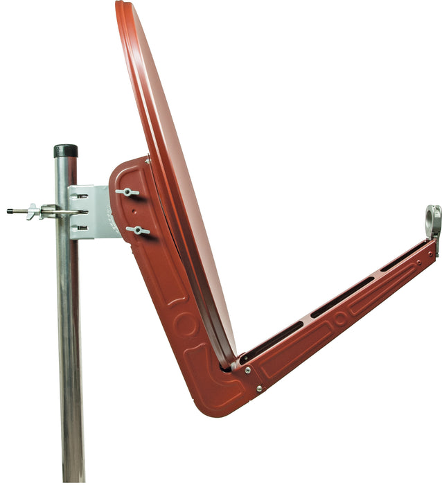 Schwaiger Satellitenanlage Set Ziegelrot Aluminium 75 cm Outlet