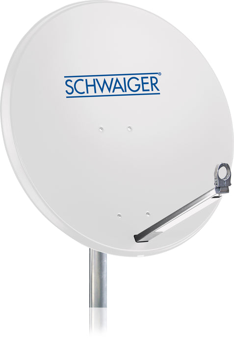 Schwaiger Satellitenanlage Set Weiß Aluminium 75 cm Verkauf