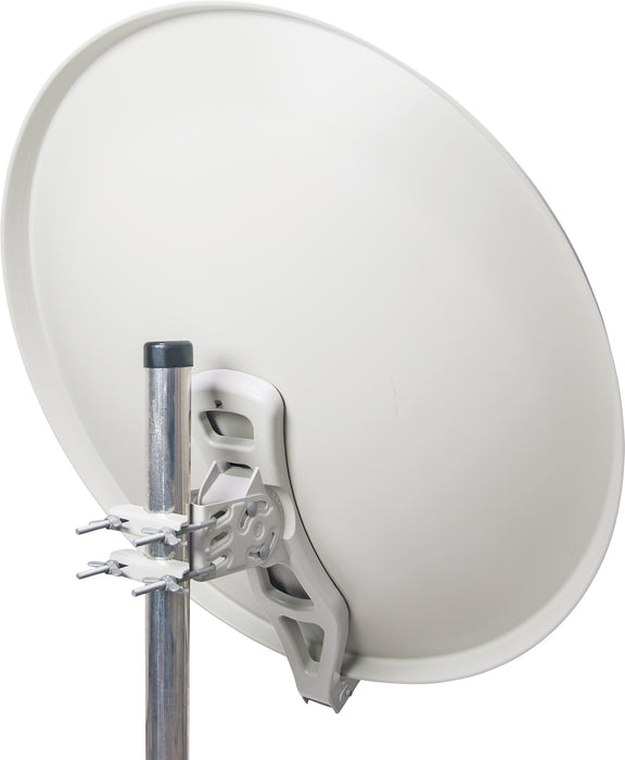 Schwaiger Satellitenanlage Set Weiß Aluminium 88 cm im Angebot