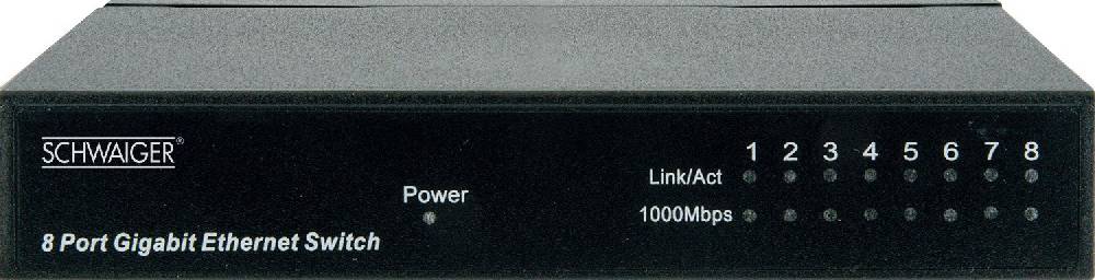 Schwaiger 8-Port Netzwerk Switch im Angebot