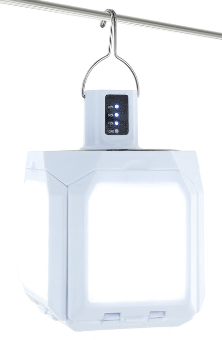 Schwaiger Solar-Hängeleuchte klappbar mit Haken Schwarz/Weiß im Angebot