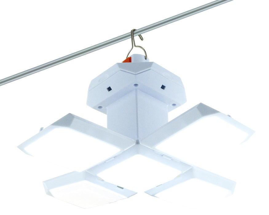 Schwaiger Solar-Hängeleuchte klappbar mit Haken Schwarz/Weiß im Angebot