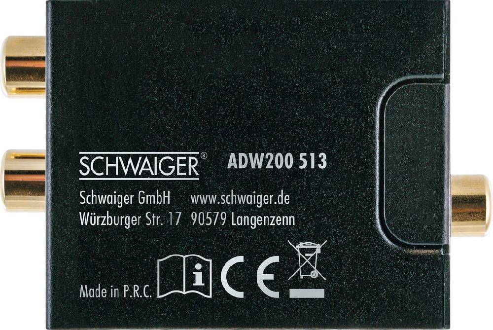 Schwaiger Digital zu Analog Audio Konverter Fabrikverkauf