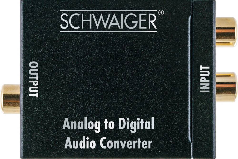 Schwaiger Analog zu Digital Audio Konverter