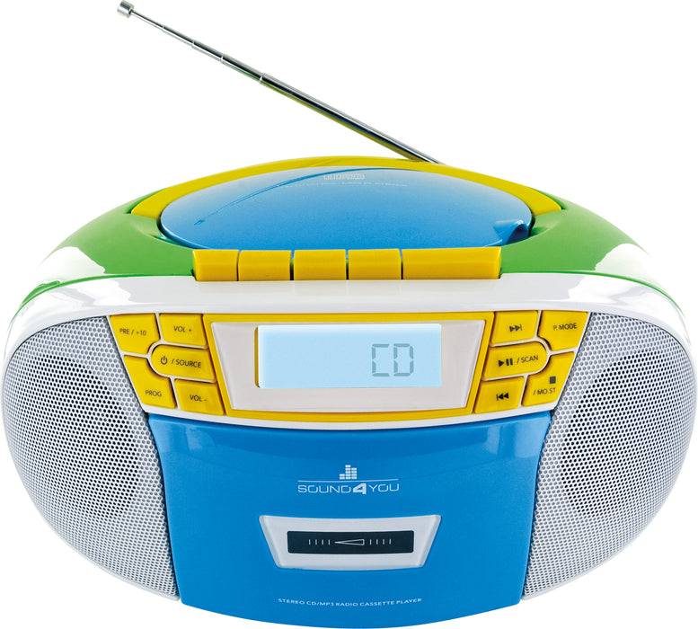 Schwaiger CD-Player mit Kassettenspieler und Radio Online